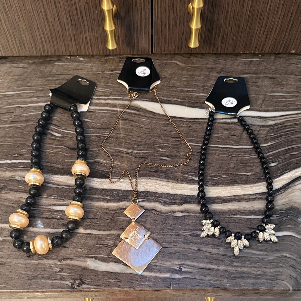 3 Necklaces for $18  NEW